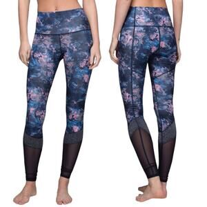 Lululemon If You're Lucky Pant Full-On Luxtreme Tight Leggings Blue Pink Size 6